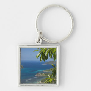 Porte-clés Seychelles, île de Mahe. Côte ouest de