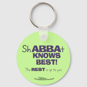 Porte-clés ShABBAt Abba connaît le mieux