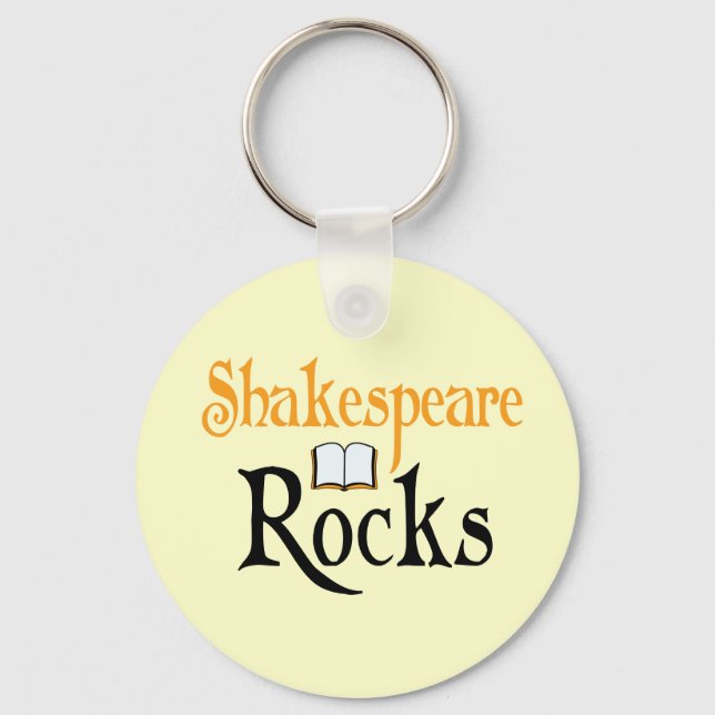 Porte-clés Shakespeare Rocks Cadeau Porte - clé (Recto)