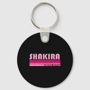 Porte-clés Shakira Nom Personnalisé Rétro Vintage 80s 90s Bi
