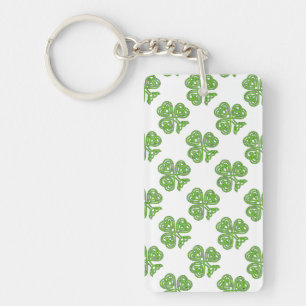 Porte-clés Shamrock celtique de noeud