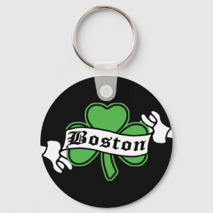 Porte-clés Shamrock de Boston