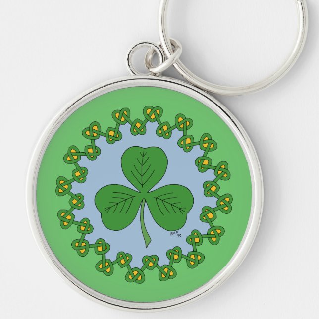 Porte-clés Shamrock et réseau (Devant)
