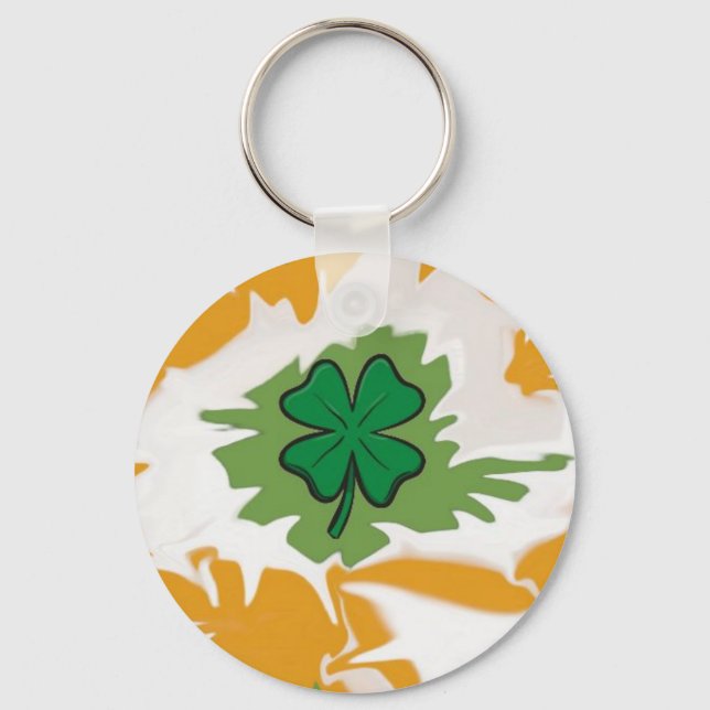 Porte-clés Shamrock irlandais (Recto)