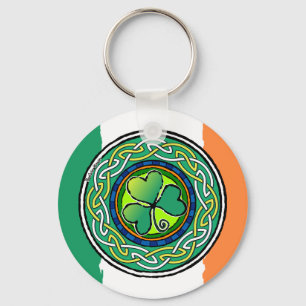 Porte-clés Shamrock irlandais