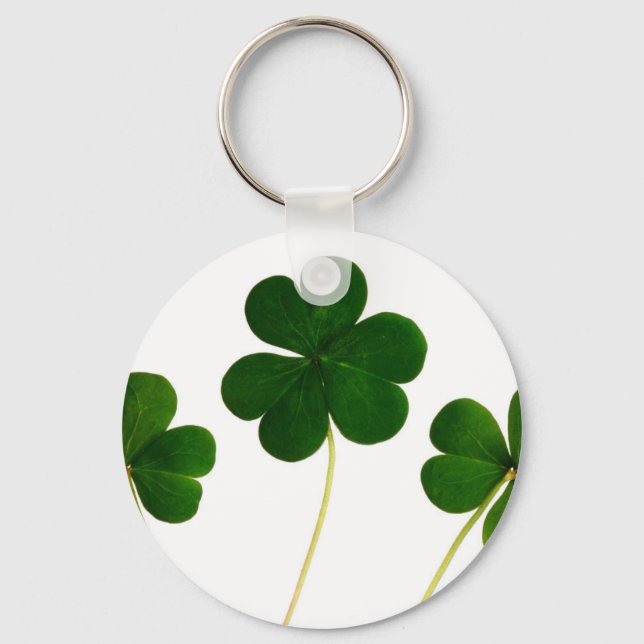 Porte-clés shamrock Jour de la Saint Patrick (Recto)