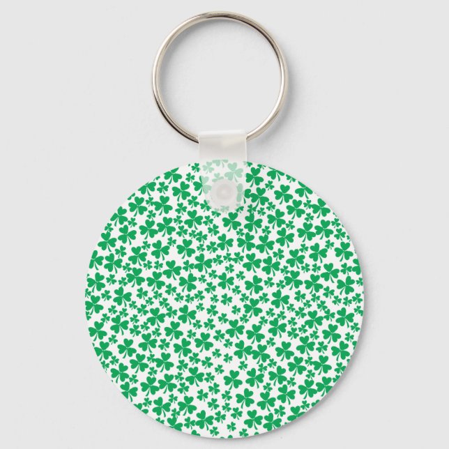 Porte-clés Shamrock pour la Saint Patrick's Day (Recto)