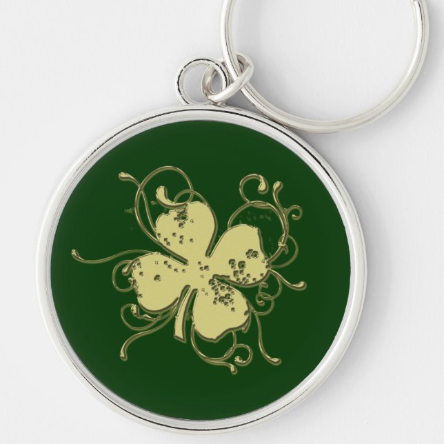 Porte-clés Shamrock stylisé (Devant)