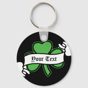 Porte-clés Shamrock sur mesure St. Patrick's Day