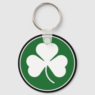 Porte-clés Shamrock vert