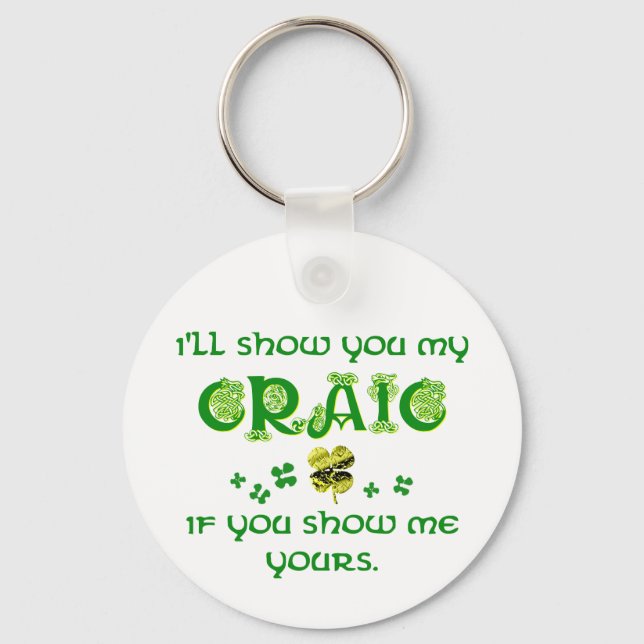 Porte-clés Share the Craic (Recto)