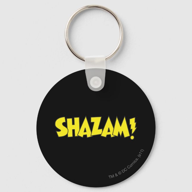 Porte-clés Shazam Logo Yellow (Recto)