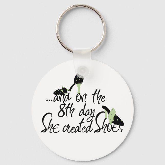 Porte-clés She Created Shoes (Recto)