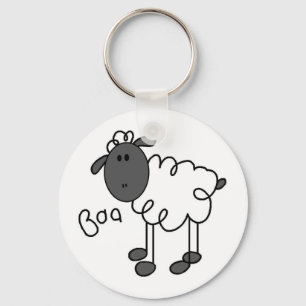 Porte-clés Sheep dit des t-shirts et des cadeaux Baa