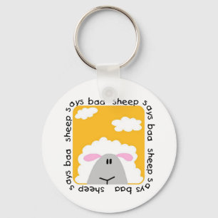 Porte-clés Sheep Dit T-shirts et cadeaux Baa