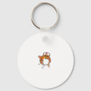 Porte-clés Sheltie Chien en Casquette d'Infirmière � animalsi