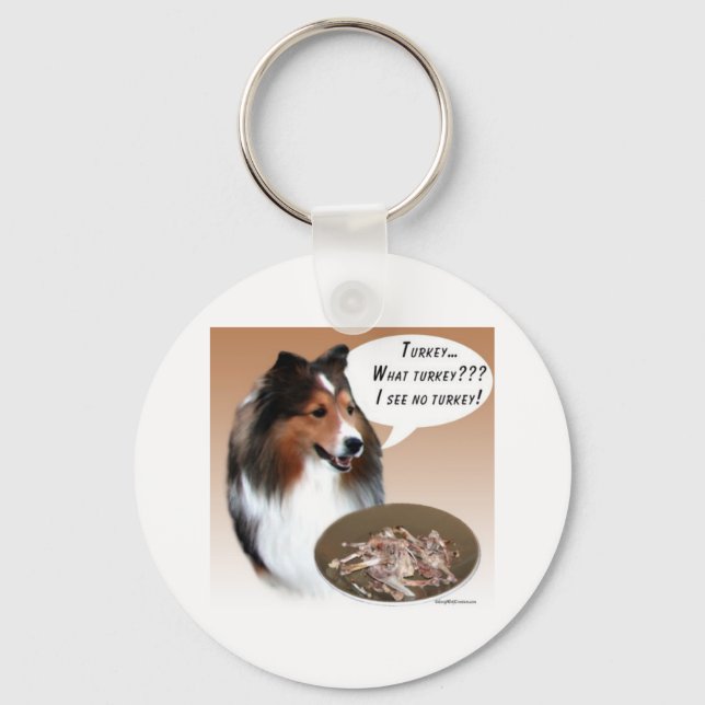 Porte-clés Sheltie Turquie (Recto)