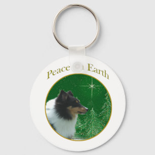 Porte-clés Shetland Sheepdog Peace