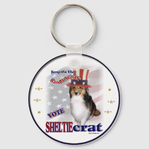 Porte-clés Shetland Sheepdog Sheltie Cadeaux