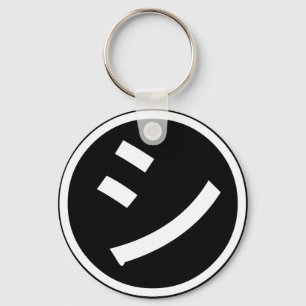 Porte-clés ㋛ Shi Kana Katakana Smiling Emoji / Emoticon