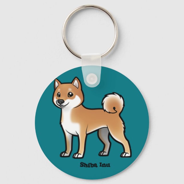Porte-clés shiba inu (Recto)