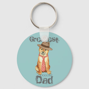 Porte-clés Shiba Inu Dad