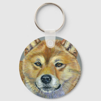 Porte-clés Shiba Inu Dog Art - Suki