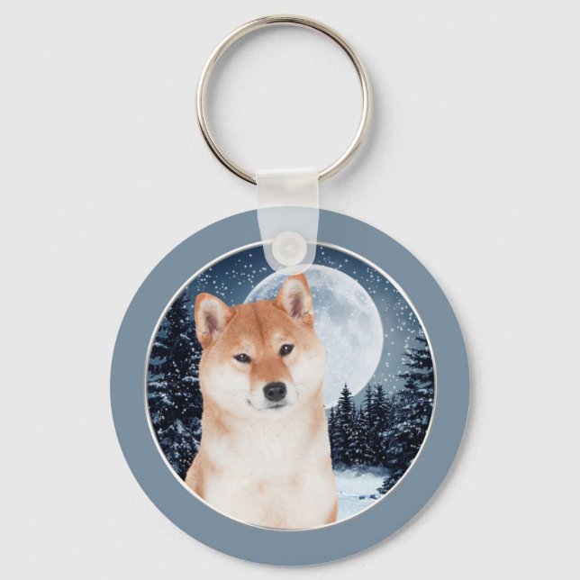 Porte-clés Shiba Inu Keychain (Recto)
