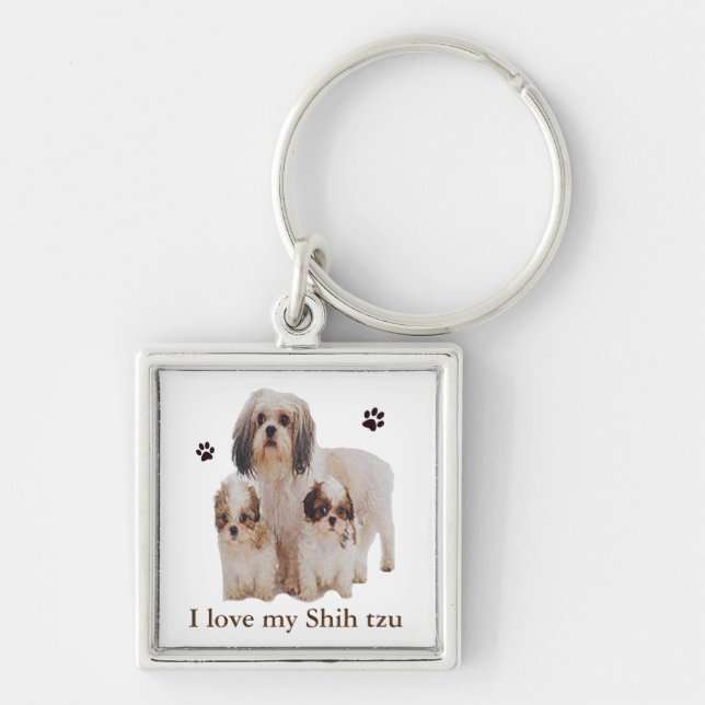 Porte-clés Shih Tzu (Devant)