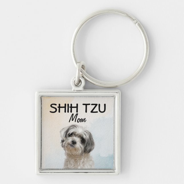 Porte-clés Shih Tzu Best Mom (Devant)