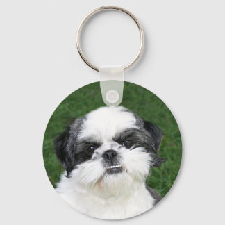 Porte-clés Shih Tzu face porte - clé