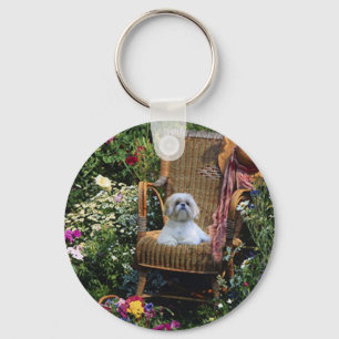 Porte-clés Shih Tzu Garden Keychain