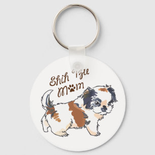 Porte-clés Shih Tzu Mom