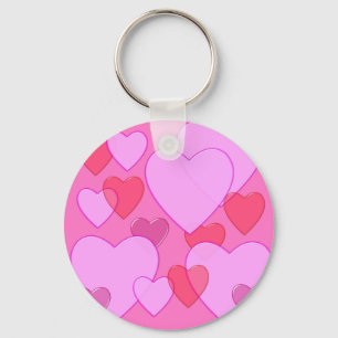 Porte-clés Shining heart Valentine background rose
