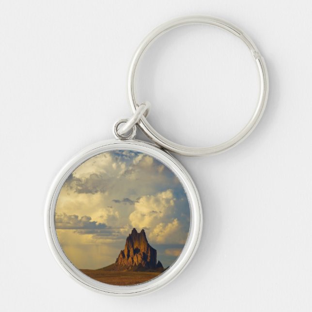 Porte-clés Shiprock contre le cumulo-nimbus (Devant)