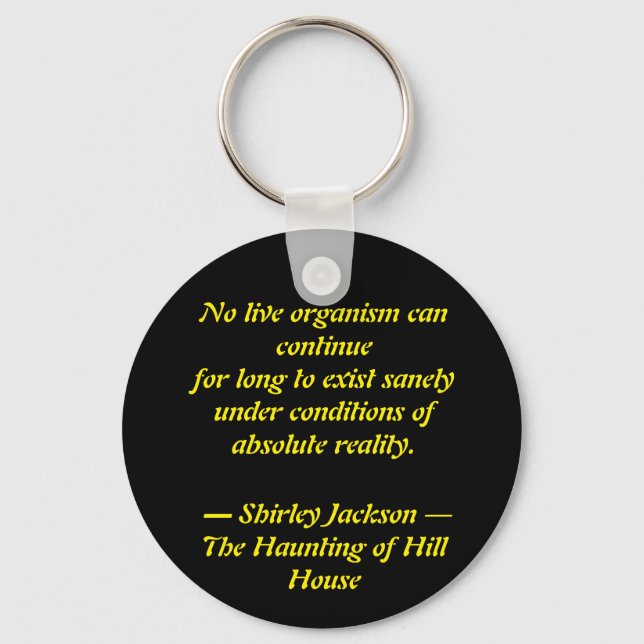 Porte-clés Shirley Jackson Cite un Porte - clé acrylique (Recto)