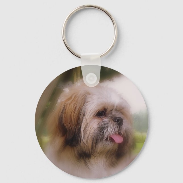 Porte-clés Shitzu LUV (Recto)