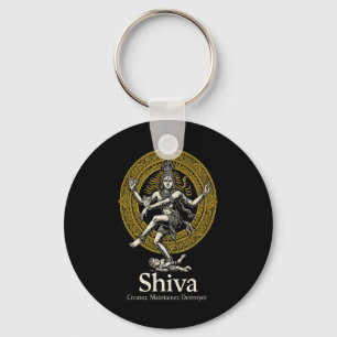 Porte-clés Shiva Créateur Préservateur Destructeur Nataraja H