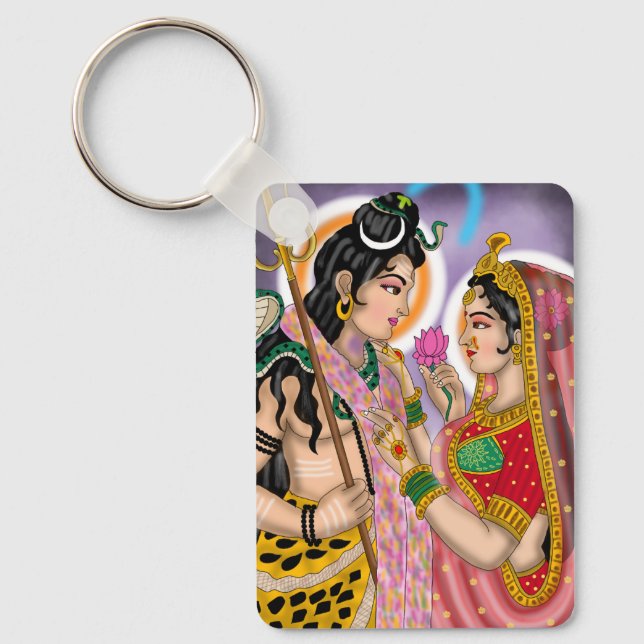 Porte-clés Shiva Parvati (Recto)