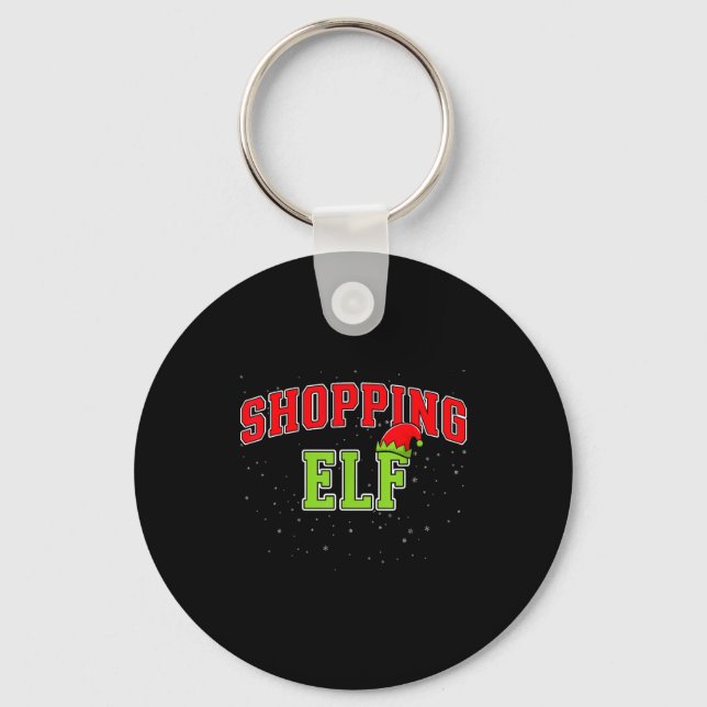 Porte-clés Shopng Elf Christmas Family Matching Group Xmas Sh (Recto)