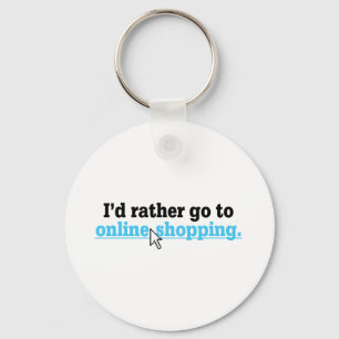 Porte-clés Shopping en ligne