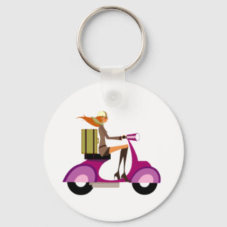 Porte-clés Shopping Par Scooter