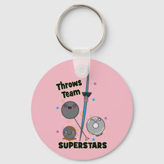 Porte-clés Shot Put Discus Hammer Javelin Javelin Jeu Porte -