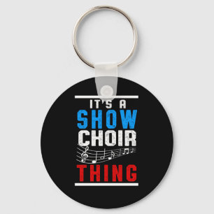 Porte-clés Show Choir Chorus Choral Music Conducteur Clef Cad