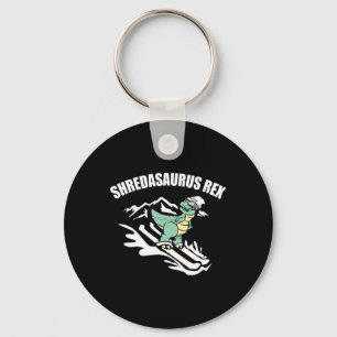 Porte-clés Shredasaurus Rex Ski Dinosaur Enfants Drôle Cadeau