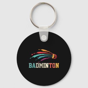 Porte-clés Shutter Badminton Player Sports Racket Coach Team