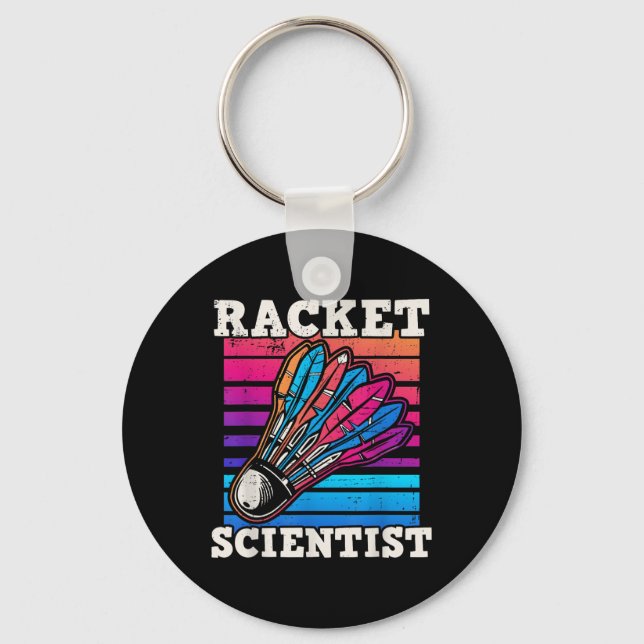 Porte-clés Shuttle Badminton Scientifique (Recto)