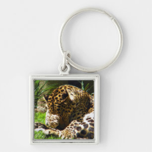 Porte-clés Shy Leopard