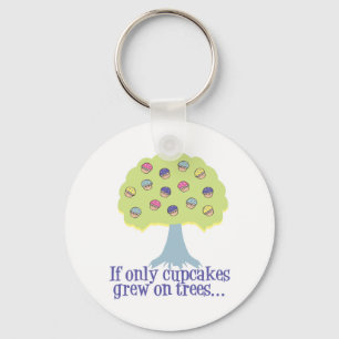 Porte-clés Si seulement des Cupcakes sur les Arbres