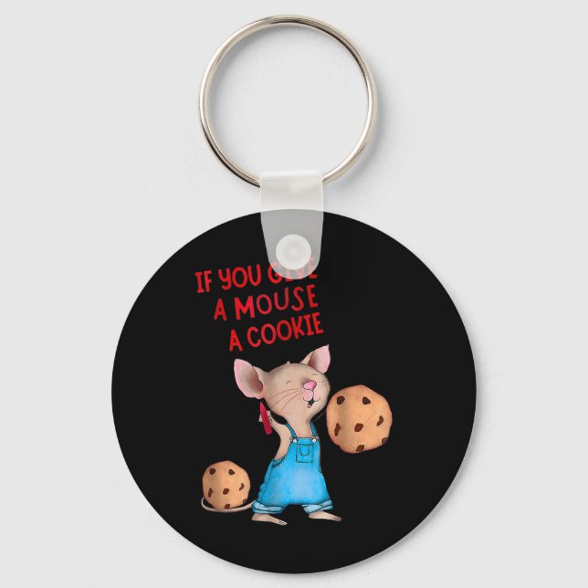 Porte-clés Si Vous Donnez Une Souris Un Costume De Cookie Enf (Recto)